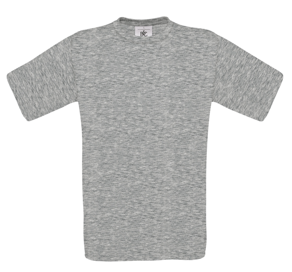 Tshirt col rond homme gris chiné